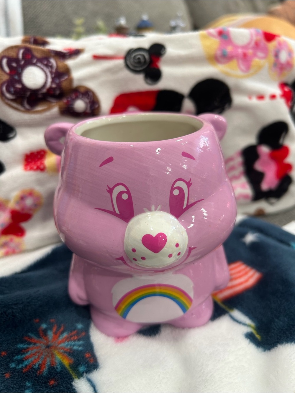 Pink Rainbow Care Bear mug